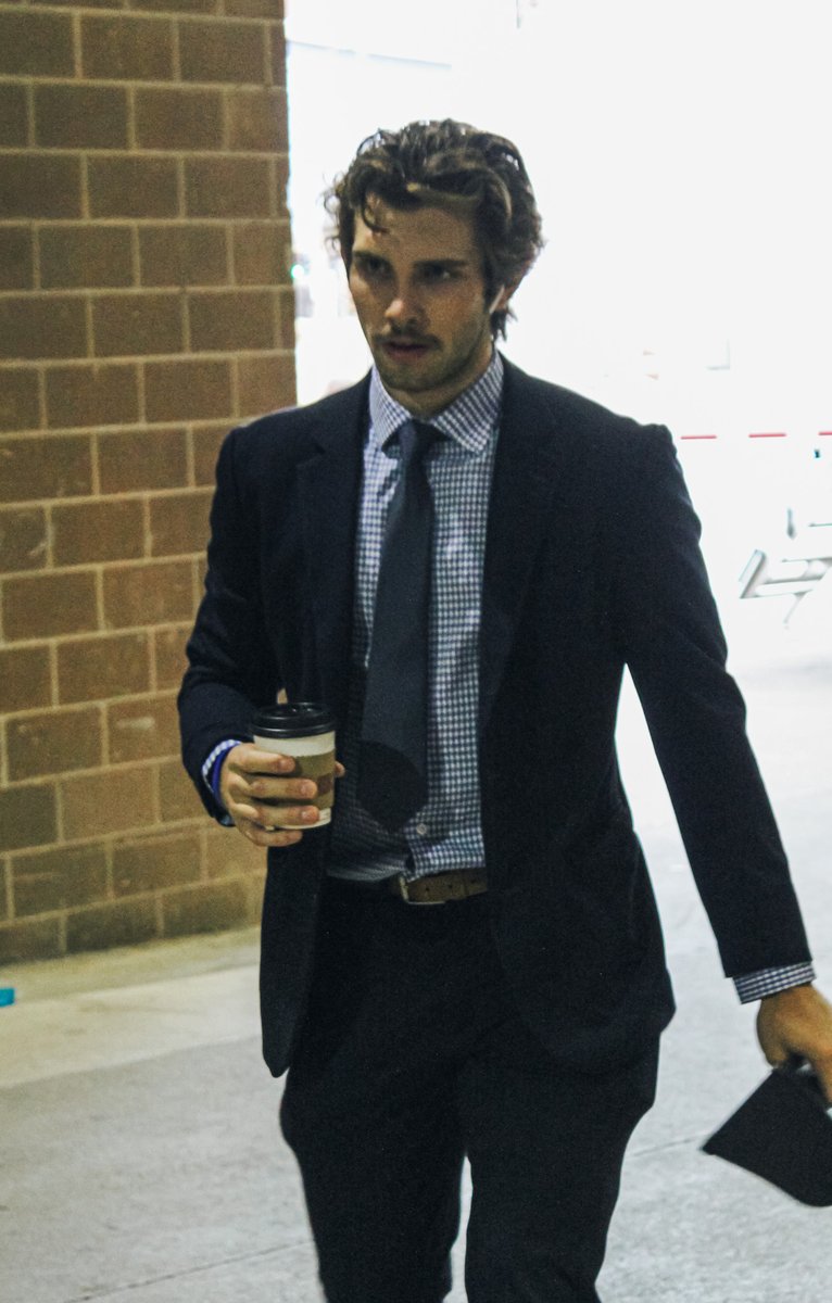 NDHockey's tweet photo. Locked in for game ✌️.

#GoIrish https://t.co/1V4QG5zVDV