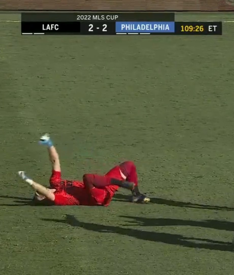 Poor Crepeau. #MLSCup He gave it all.