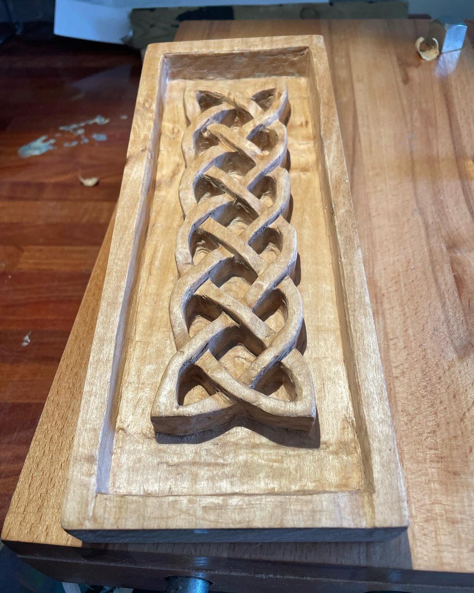 Finished latest piece. Happy with this one #woodcarving