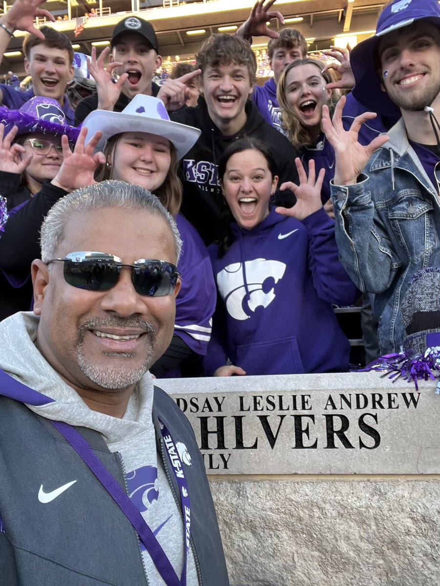 #kstatefb and basketball apparently 💜💜 #gocats