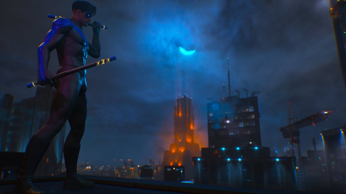 KrisNephilim's tweet photo. Can't play, must screenshot... #Nightwing #GothamKnights #XboxSeriesX #Xbox #VirtualPhotography #vp #gameVP https://t.co/g4GYsIAX8A