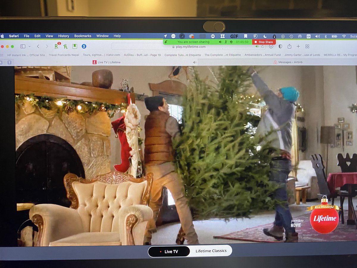 staylor111's tweet photo. They finally let Tim put up a Christmas tree!!

#EarpWatch #TimRozon #MerrySwissmas #Lifetime https://t.co/w2ts7x2Avw