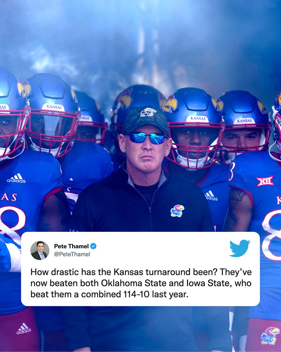 I don't think we're in Kansas (2021) anymore 😳 

(h/t <a href="/PeteThamel/">Pete Thamel</a>)