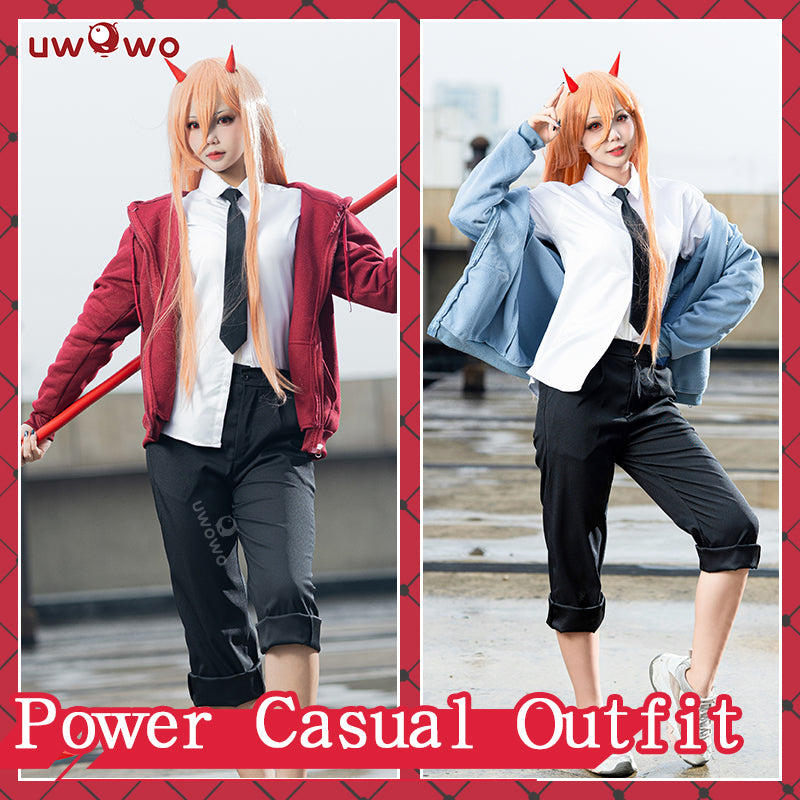 Uwowo Chainsaw Man Cosplay Power Cosplay Adult Women Casual Outfits – Uwowo  Cosplay