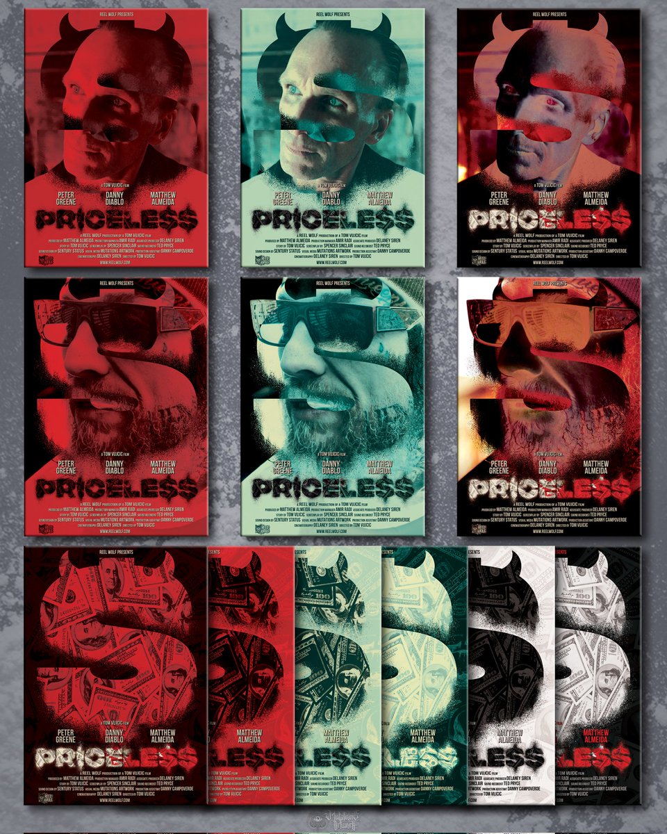 MutationsArtWrk's tweet photo. Posters design for the short movie "PRICELESS".

"PRICELESS" tells a story of crime, money, greed and the value of the human soul.

#MutationsArtWork #ReelWolf #PRICELESS #ShortMovie #MoviePoster #Illustrator
#digitalarts 
#HorrorMovie https://t.co/EUAq6TOd7O