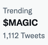 It's that time of the week again folks. $MAGIC