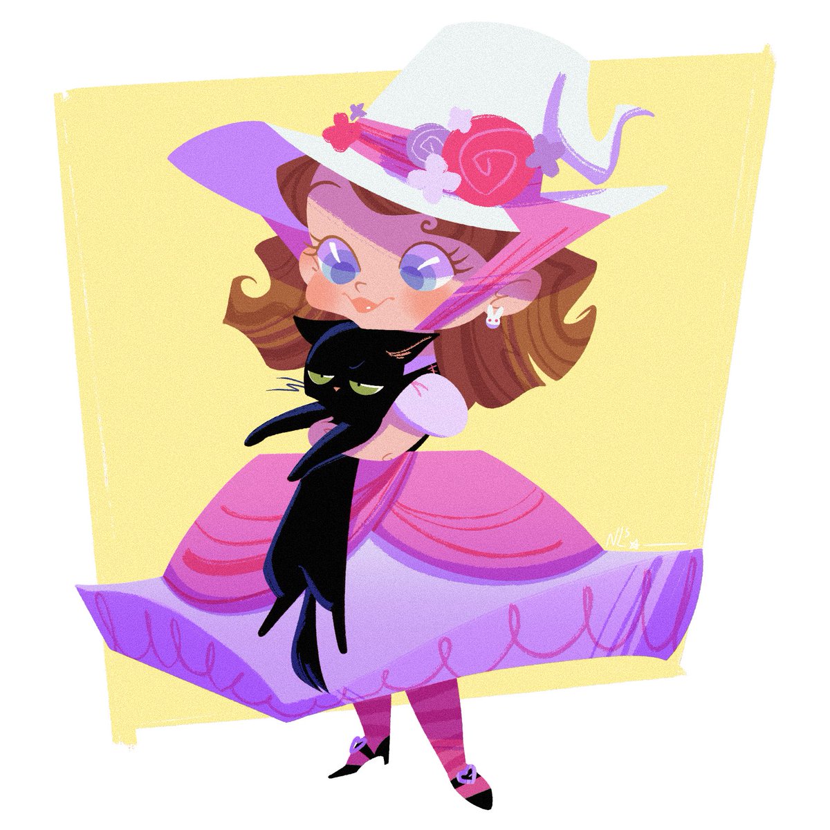 RakeNLS's tweet photo. Post Halloween Hugfia AU concept where Sofia is a witch who โaccidentlyโ transformed the preppy prince Hugo into a cat.
Now theyโre stuck with it.
#SofiaTheFirst #hugfia #halloween https://t.co/13meURPGvw
