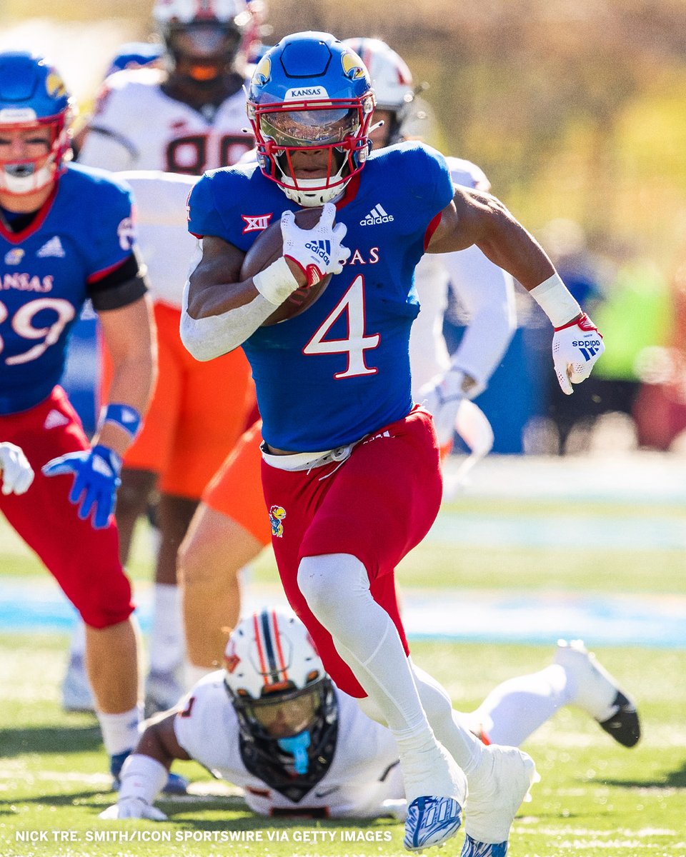 Kansas takes down No. 18 Oklahoma State 💪

The Jayhawks are bowl eligible for the first time since 2008‼️