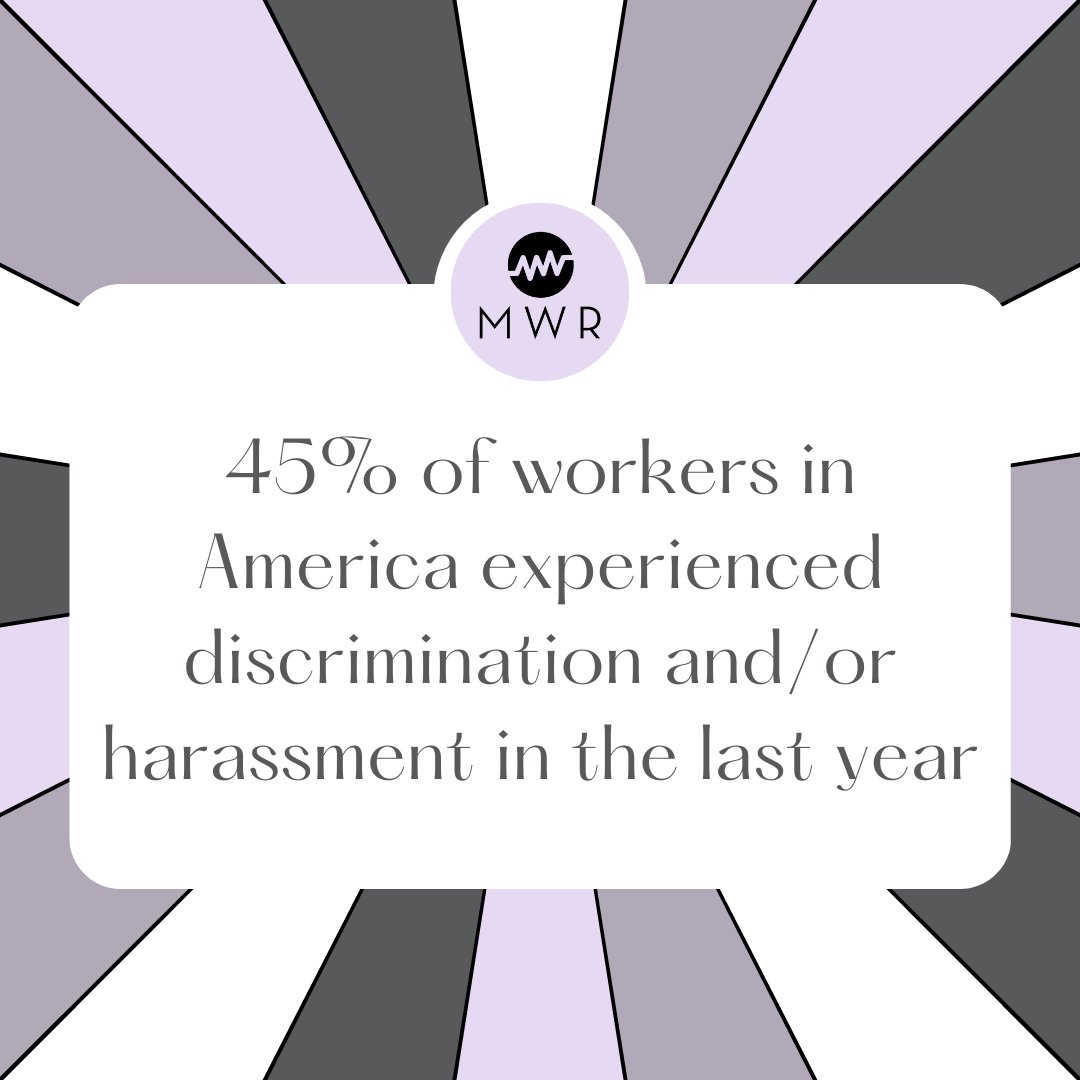 Almost half of our working population experienced discrimination in the workplace last year. We can fix this, but we each need to do our part to make sure we are creating diverse, equitable, and inclusive workplaces. Message me to find out how you can make a difference today.