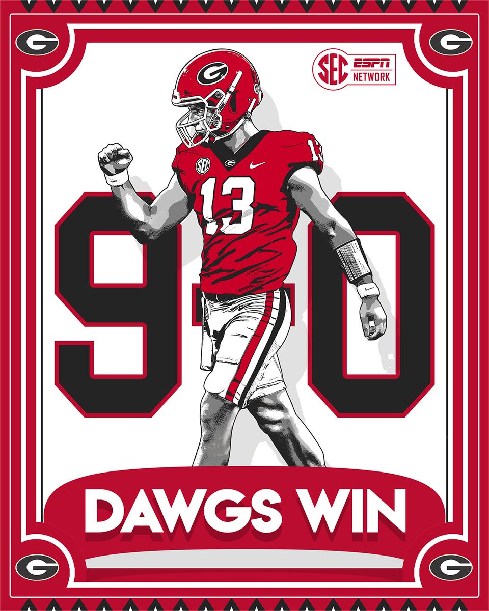 The ONLY undefeated team remaining in the SEC 🐶 <a href="/GeorgiaFootball/">Georgia Football</a>