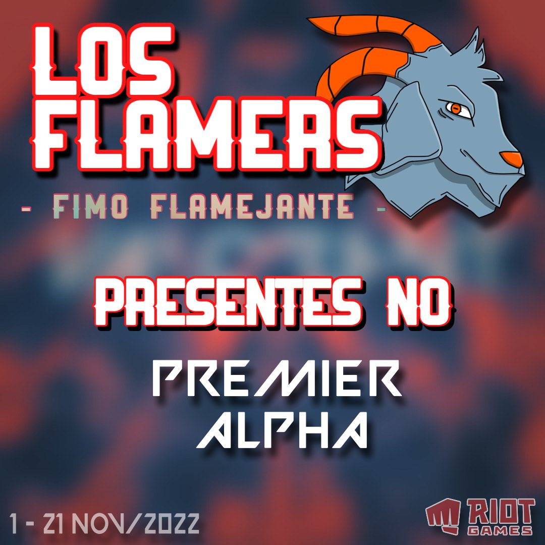 goflamers's tweet photo. ESTAMOS DE VOLTA! Los Flamers competindo no Premier Alpha do VALORANT.  #GOFLAME #GOFIMO https://t.co/jGmiooH4IO