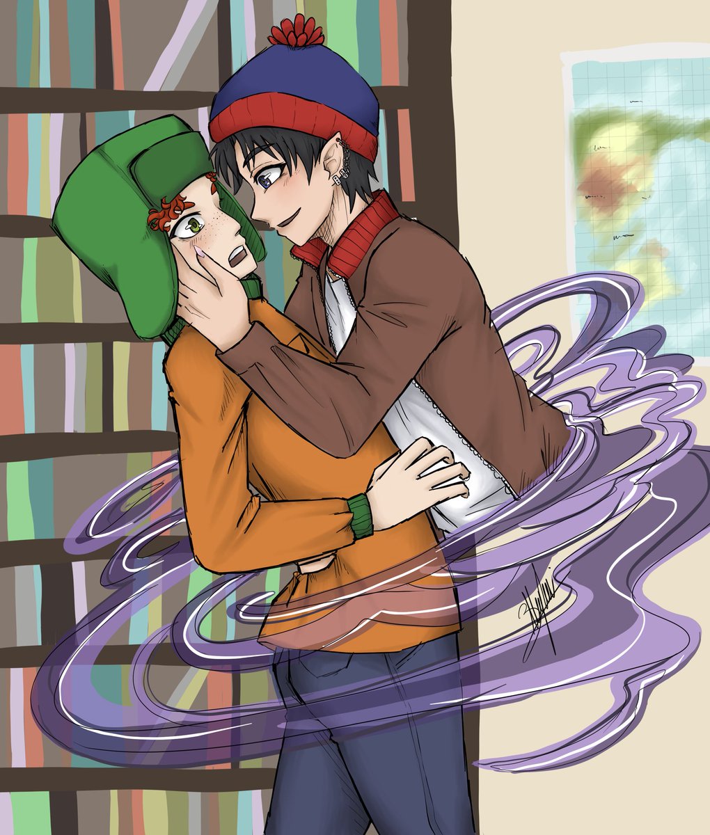 This is my piece for the <a href="/SPstylezine/">💙StanKyle Zine💚</a>! I put so much work into this drawing and I hope you like it! 😳💕 There are many more great artists and writers who joined the zine with their amazing work! Don‘t miss out on them!! 🥰💙💚

#southpark #spstyle #spstan #spkyle