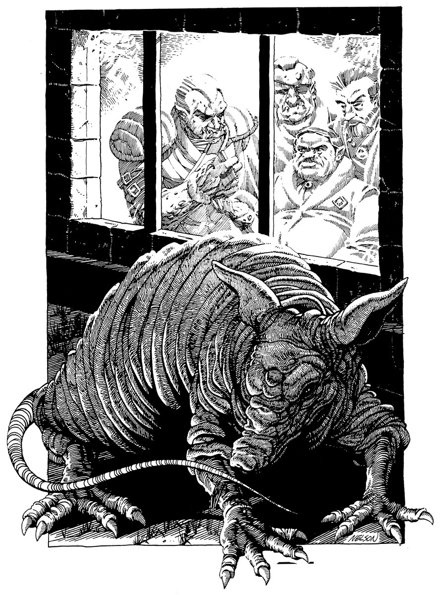 From: Shadowrun - 2nd Edition.
Artist: Jim Nelson. (@MothmanJim)