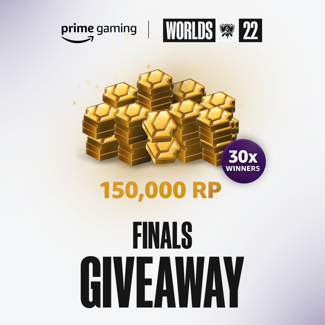 Prime Gaming Presents: League of Legends Worlds 2022 Giveaway!