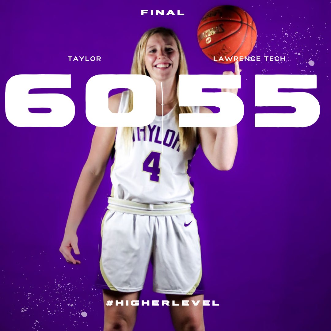 Taylor Women’s Basketball tweet media