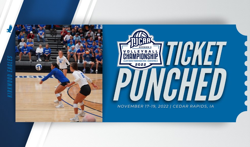 Kirkwood 👊 its 🎟️ to Cedar Rapids

The Eagles defeat Metropolitan in a five-set thriller to advance to the #NJCAAVB DII Championships for the fifth straight year

njcaa.org/sports/wvball/…