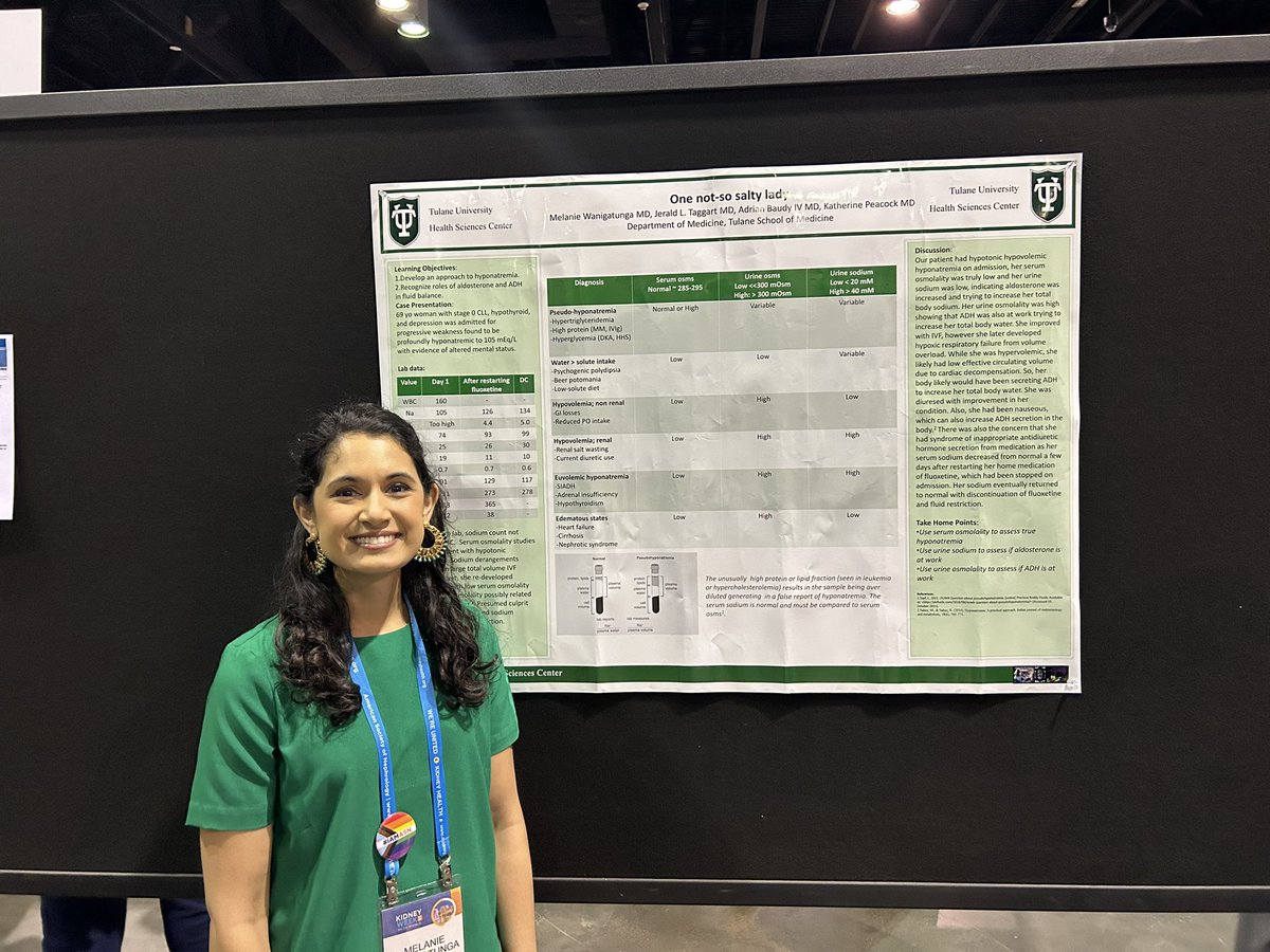TulaneRedBeans's tweet photo. Strong representation from the Tulane Nephrology Family @TulaneRedBeans at #KidneyWk 2022!Snapshots of a few of the amazing posters by faculty, fellows, and residents in @TulaneMedicine!! Tremendous work, everyone! https://t.co/WJ9eW8b2fj