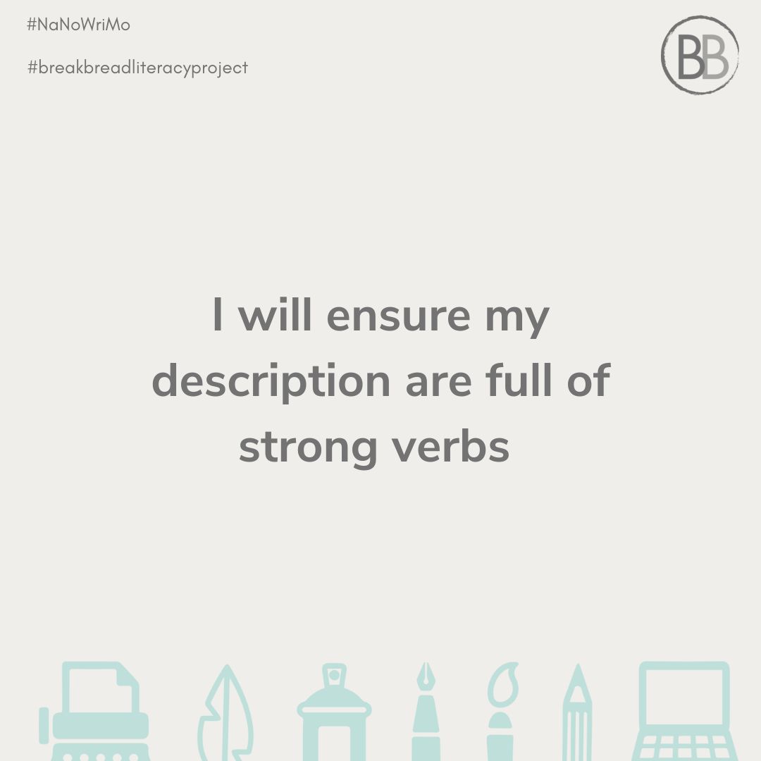 BreakBreadProj's tweet image. Hope everyone’s #NaNoWriMo is going well! Remember to go at your own pace and have fun!

#creativewriting #creativity #youngcreatives #youngwriters #creativewriting #fiction #nonfiction #prose #poetry #writinginspiration #writingcommunity
