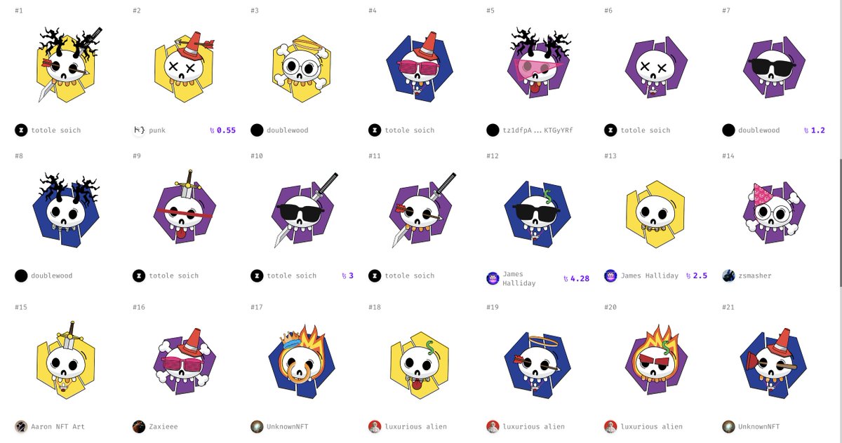 I have a few left in my collection fxhash 🥳
an equitable price 😊 0.4 tez
don't miss it 😎👍

#TNTNFT #NFTs #NFTArts #fxhash #tezos 
link 👇
fxhash.xyz/generative/196…