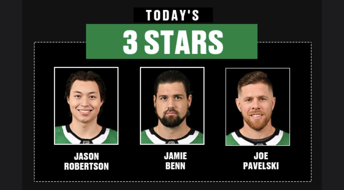 When you get a hattie and don’t even make the first star, you know Robo is the real deal. #GoStars #TexasHockey