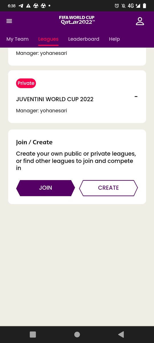 Yohanes.arikris 🇮🇩 (@arikrisyohanes) on Twitter photo Yook RAMAIKAN WORLDCUP FANTASY nya.
Biar nonton world cup tahun ini seru.
Yang mau ikutan langsung meluncur saja .
Kode liga nya MTU4IQ6Z
Reward untuk juara Jersey Negara pemenang WC 2022.
Runner up Uang 50rb.
Ijin share <a href="/pisangij01/">FPL Liga Pisangijo</a> .
Syarat nya Like dan Retweet postingan ini Yook RAMAIKAN WORLDCUP FANTASY nya.
Biar nonton world cup tahun ini seru.
Yang mau ikutan langsung meluncur saja .
Kode liga nya MTU4IQ6Z
Reward untuk juara Jersey Negara pemenang WC 2022.
Runner up Uang 50rb.
Ijin share <a href="/pisangij01/">FPL Liga Pisangijo</a> .
Syarat nya Like dan Retweet postingan ini