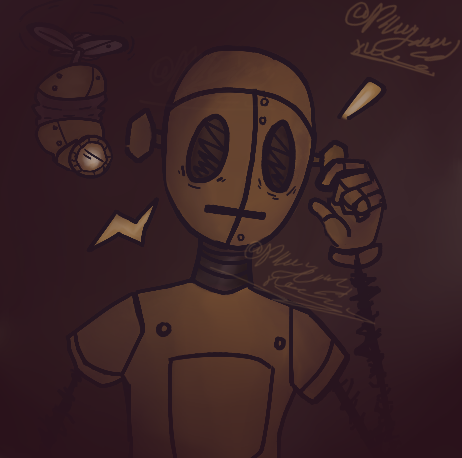 Synister_Smoke's tweet photo. Wx78: "CLASSIC JIMMY."

Drew Wx78 From Don't Starve Together With his Trusty Sidekick  Jimmy!🔧

#DontStarveTogether #wx78 #dontstarve #dstart #fanart #artistontwitter #art https://t.co/9a21x4PwAn