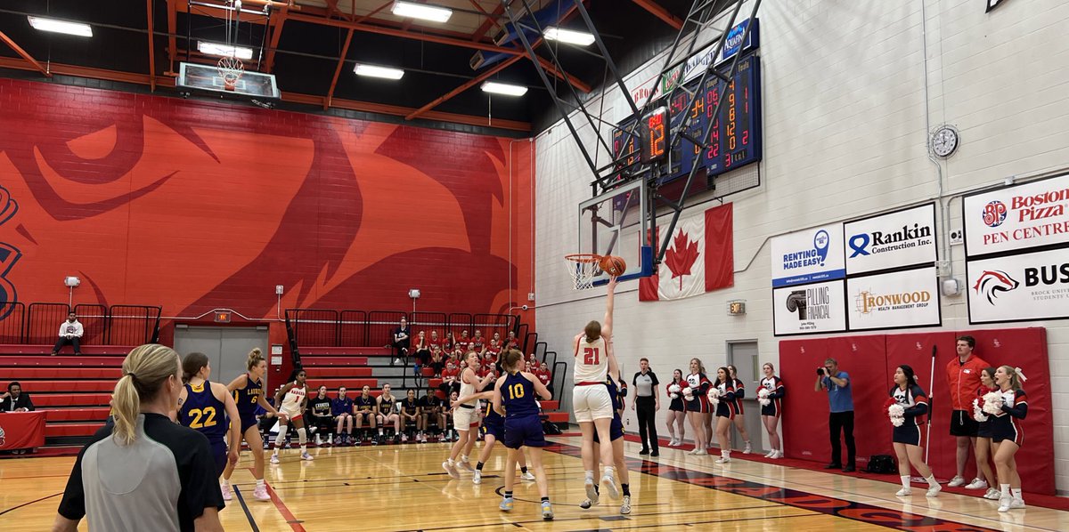 rohalloran00's tweet photo. It was great to get out for the #BrockU #WomensBasketball #HomeOpener and see them get a great win of 60-56 against #Laurier #GoldenHawks. #GoBadgersGo https://t.co/rnBtMzCZOr