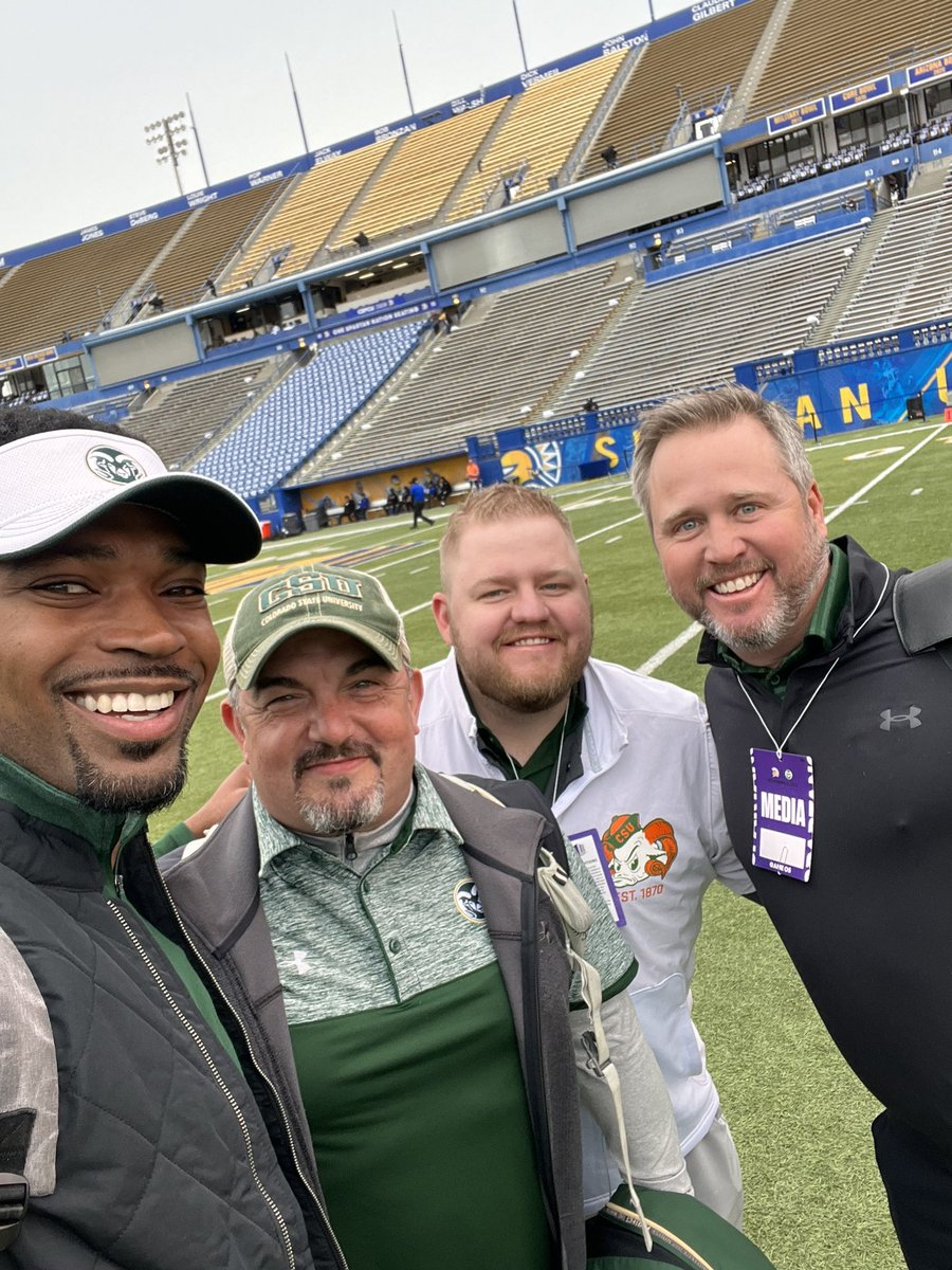 The crew has arrived! <a href="/BrianHRoth/">Brian Roth</a> @MartyCesario <a href="/Drewbeedoo2020/">Drew Phelps</a> for <a href="/CSUFootball/">Colorado State Football</a> v. <a href="/SanJoseStateFB/">San José State Football</a>