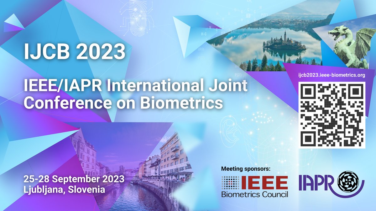 The 2023 iteration of the IEEE/IAPR International Joint Conference on Biometrics (IJCB) is coming to Ljubljana, Slovenia next year. The paper submission deadline is April 17, 2023. For more information on IJCB 2023, visit: ijcb2023.ieee-biometrics.org