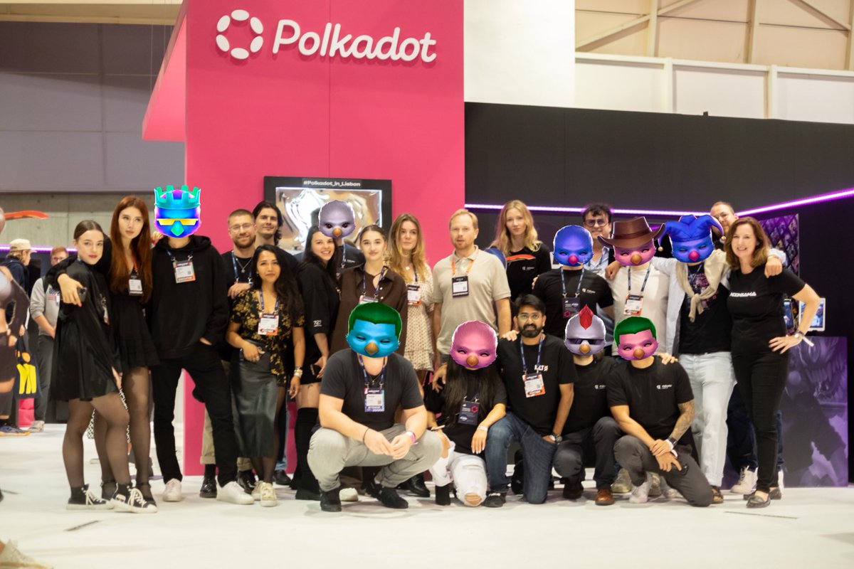 727_ventures's tweet image. Polkadot community in propria persona🤟🏻

Presentation on @WebSummit was a huge step to mass adoption. 

@ExosamaNFT @Kiltprotocol @t3rn_io @gear_techs @dedali_io 
Thanks for moving ecosystem forward!

Special thanks to main organizer @0xMarkian&amp;amp; @Toma_Sadova 

#Polkadot_in_Lisbon