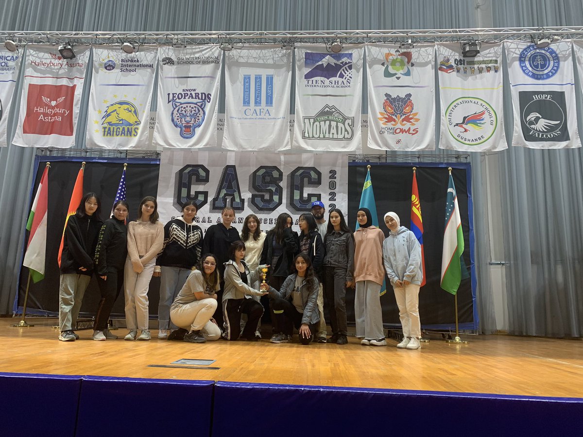 #Tashschool is leading the Central Asia #Football Championship. #Students are so proud to represent #Tashkent international School. #SchoolLife
