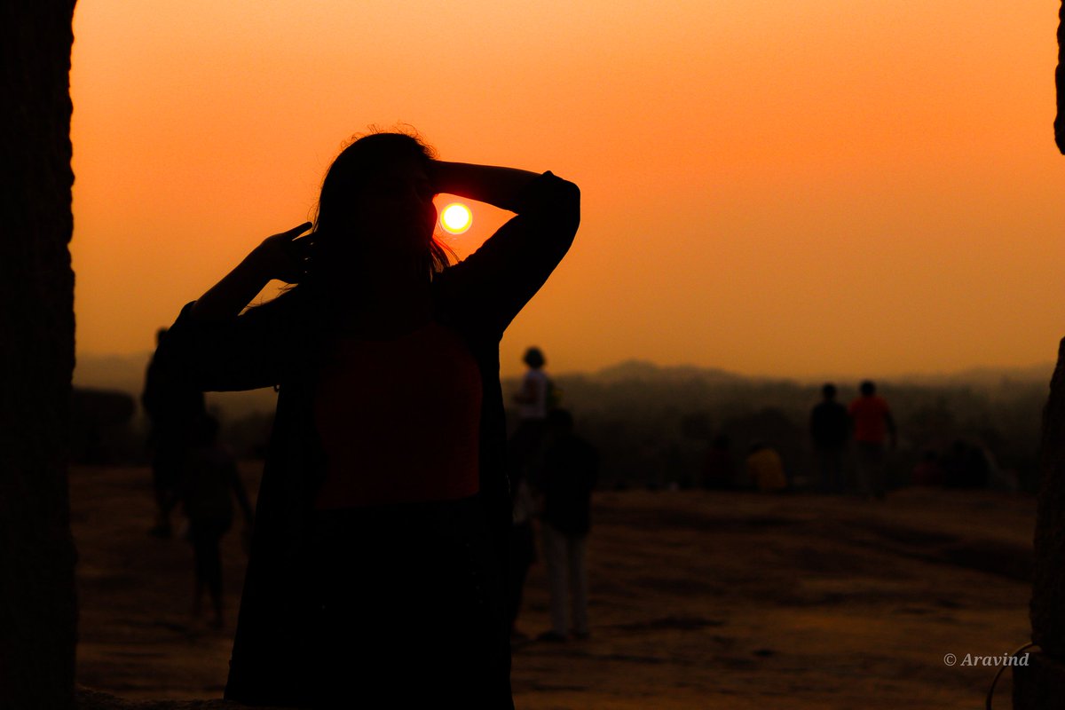 iamaravindvb's tweet photo. #sunset #Hampi 

#CapturedOnCanon #Canon https://t.co/Yki78ofvlj