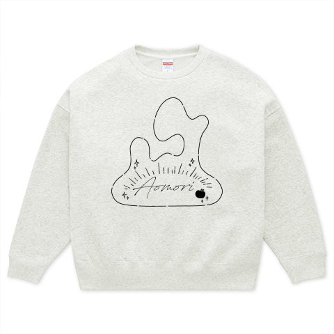 「シャツトリニティがセール中です～最大1000円オフです。青森モチーフのビッグシル」|モナ子のイラスト