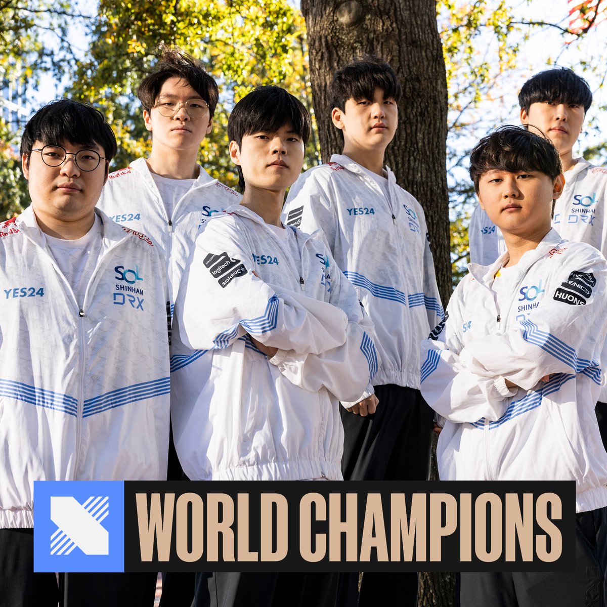 🏆 @DRXGLOBAL ARE THE 2022 WORLD CHAMPIONS #WORLDS2022 🏆
