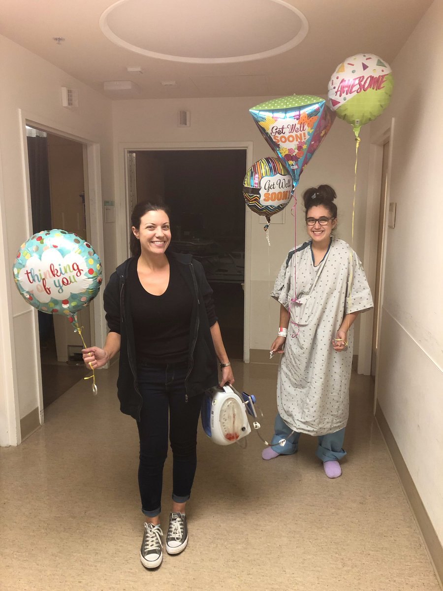 When I was getting out of the hospital after being shot at school, my mom &amp; I gave all my balloons to other patients. Most cried with us after hearing what happened 2 me. They asked how they can help. My mom told them to vote. Now im 18 &amp; I’m telling you the same. #VOTE #VoteBlue