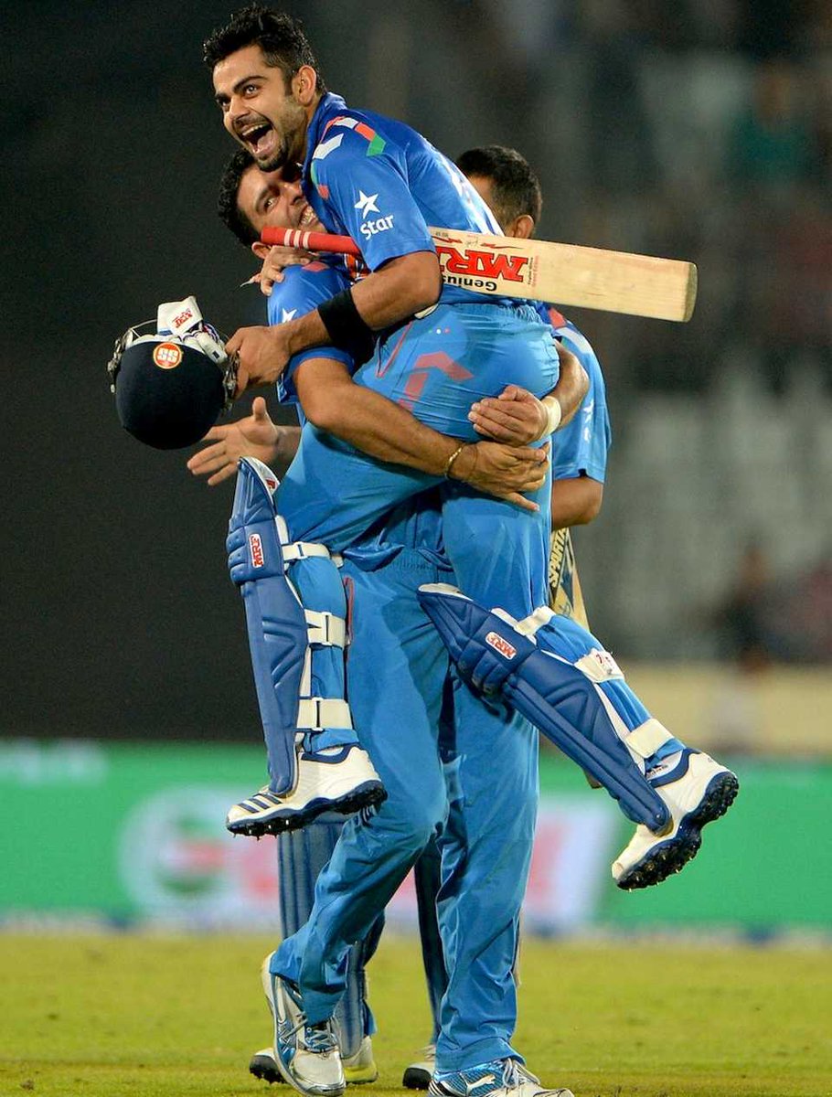 JustinOffcl's tweet photo. @imVkohli India qualified 3 times since 2012 T20wc and the only sole reason is.. 🥶♥️ https://t.co/22LdkwEIXH