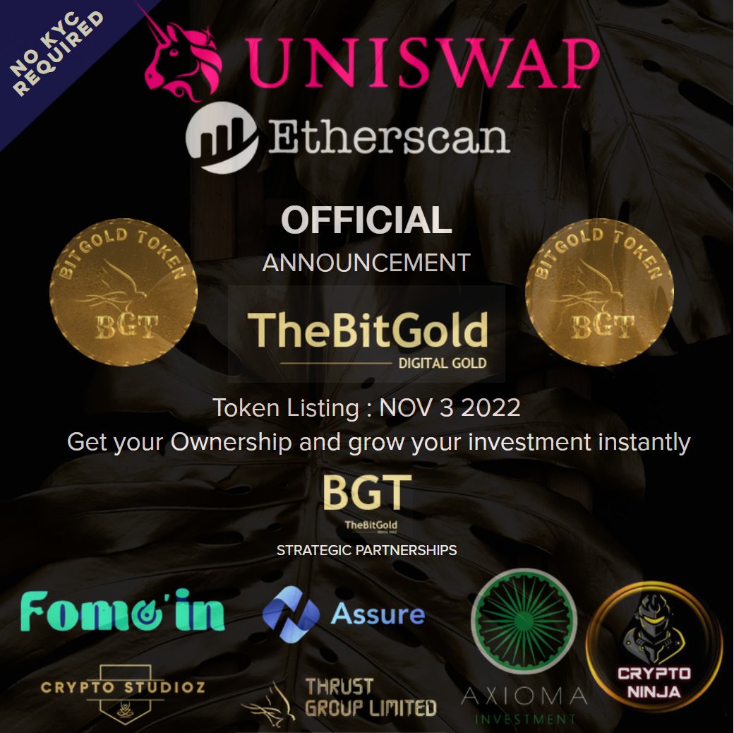 -Website URL : thebitgold.com
-Digital RealEstate : axiomainvestments.com
-Facebook: facebook.com/thebitgold
-Twitter : x.com/thebitgold

-NFT website : cryptostudioz.com
-Telegram: t.me/thebitgoldgroup
-Youtube Channel: youtube.com/channel/UCwyQu…