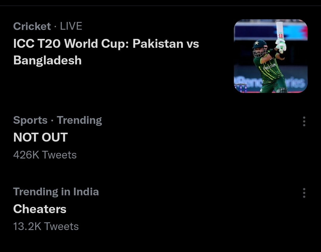 Kfks586's tweet photo. @RVCJ_FB #PAKvsBAN
#Cheaters
#notout https://t.co/s5ztAEzcXG