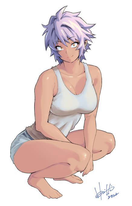 寝る前ウチの子ポーズ練🖌 