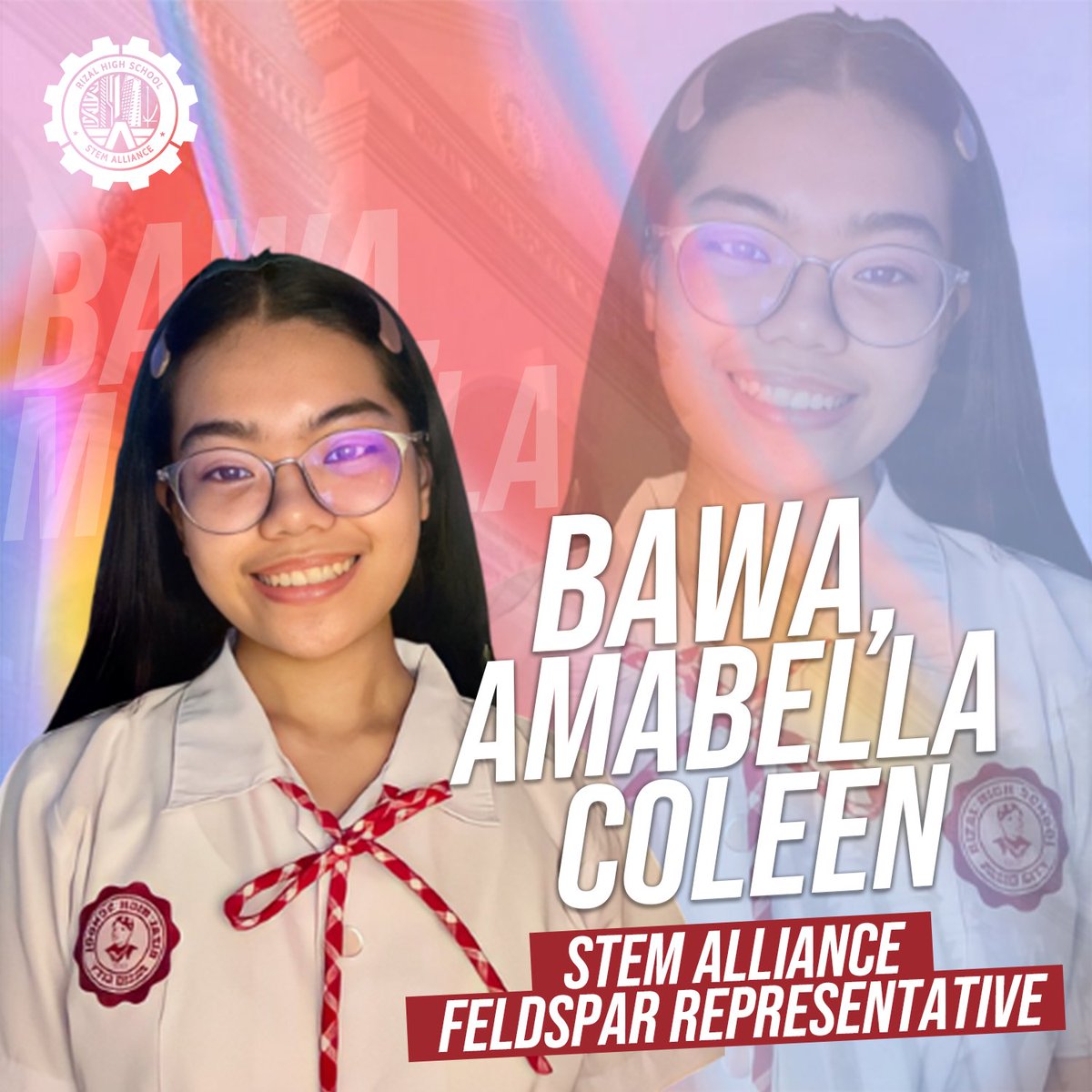 rhsstemalliance's tweet photo. We, The STEM Alliance, gives you a warm welcoming and wishes you good luck on fulfilling your roles as representatives. Baka Juniors yarn!
#TheLimitDNE
#LabanTangkay
#RHSSTEMAlliance2022 https://t.co/0gFgcKsLig
