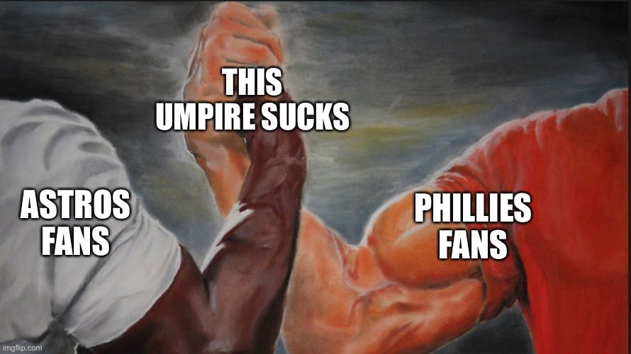 RJCrouch's tweet image. By the end of the third inning. #WorldSeries #philly #houston