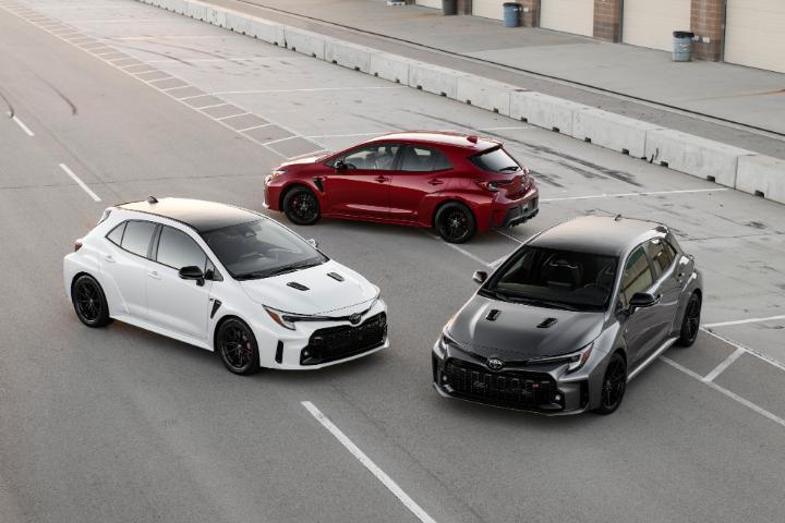3 cylinders, 3 grades, all the fun with up to 300 horsepower. The 2023 #GR #Corolla rockets out this fall: ht... toyota.us/3fCFJ4p