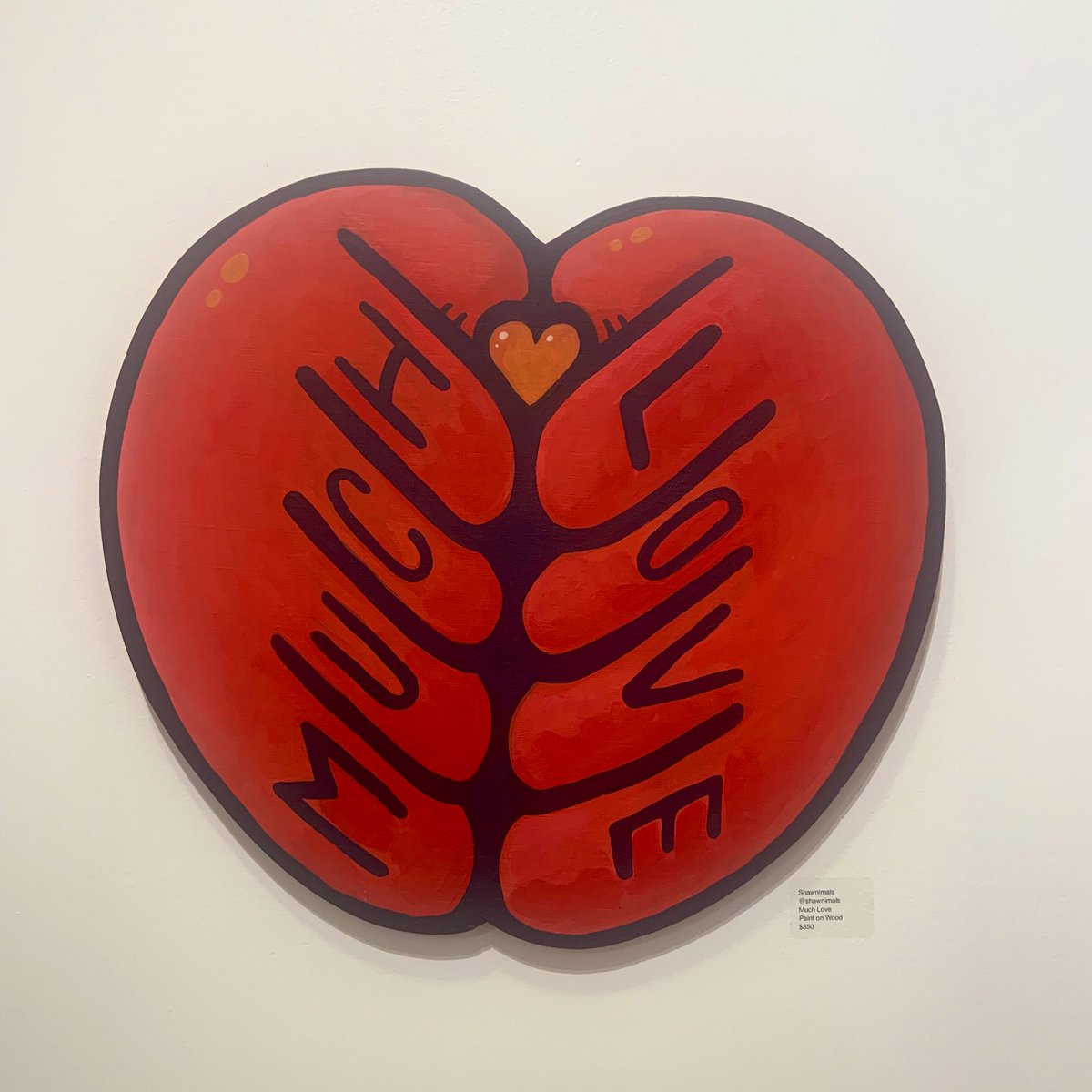 chouinardphoto's tweet photo. Had a great time visiting old #OrdCamp friends at YAB Kind Words group show! 20th Anniversary of the You Are Beautiful sticker! https://t.co/edv7NhxfkT