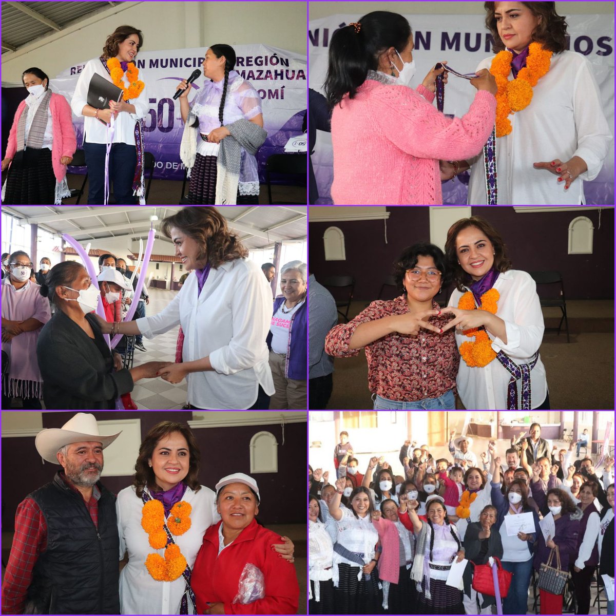 AnaLiliaHerrera's tweet image. ¡Bienvenidas a @50mas1edomex queridas paisanas de Temoaya, San Felipe del Progreso, Otzolotepec, Xonacatlán y Jiquipilco! 

#JuntasSomosMásFuertes 👊🏽💜