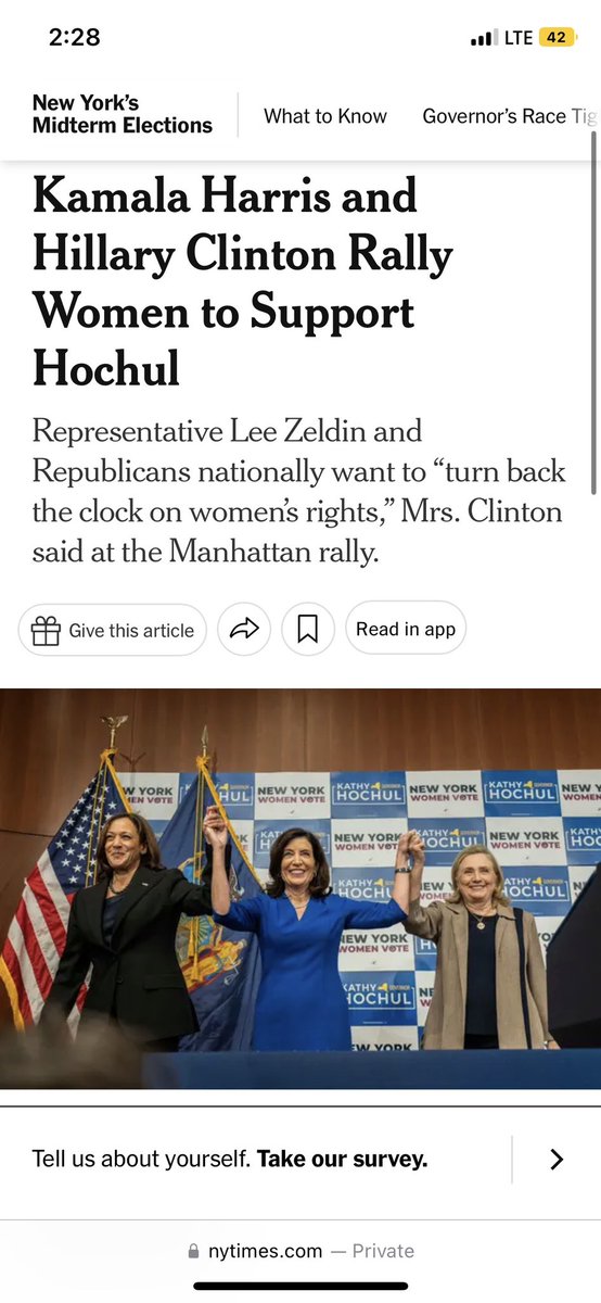 BloomquistHanna's tweet photo. Incredibly proud to have hosted @VP @HillaryClinton @KathyHochul @TishJames &amp; so many more at @BarnardCollege this Thursday on behalf of @cudems. Thankful to be represented by such wonderful women and to call Barnard my home. https://t.co/TYTeJQmCjo