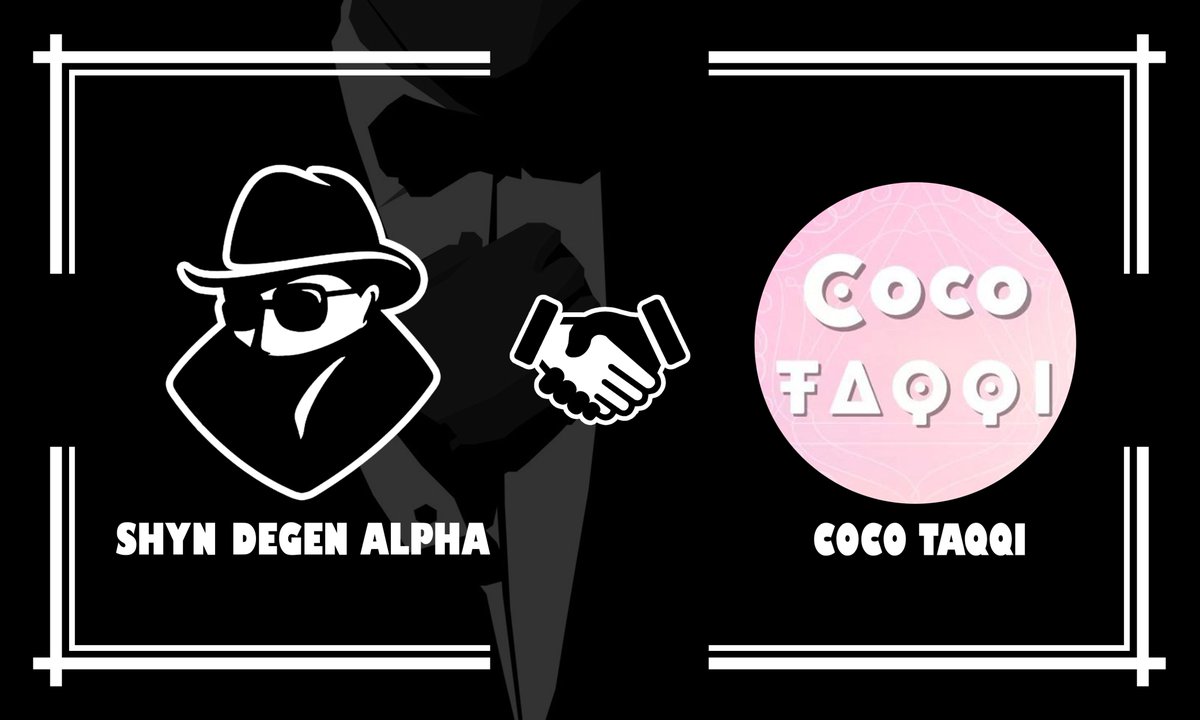 🎁 Coco Taqqi x Shyn Degen Alpha 🎁

🎁 2x Whitelist Spot

Must Follow ALL :
- <a href="/Tmnbap/">Coco Taqqi</a>
- @ShynDegenAlpha
- @TanNguyenR
- Retweet , Like , Tag Friend

Reward 24 hours! ⏰
#NFT #NFTGiveaway #ETH