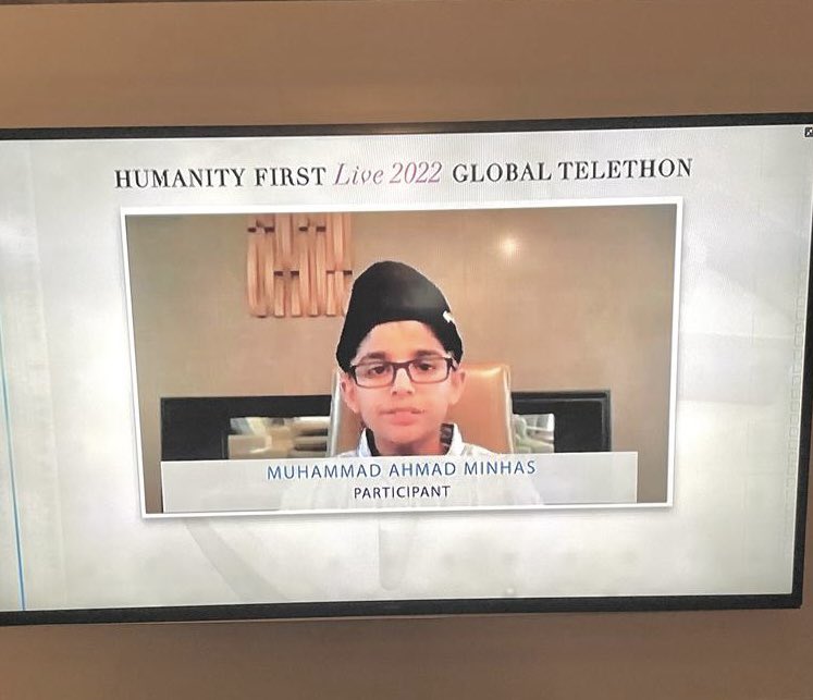 mansuraminhas's tweet photo. My little munchkin was live on #HFTelethon22 for this great cause 🙏🏼

#KidsForHumanity https://t.co/ak9J62avMJ