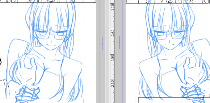 @unizanmai 沼にはまってしまうと出口が見えなくなるんですよね・・・微妙にズレてる元の絵、ペン入れするとめちゃ不自然になるという罠にはまってしまって。 