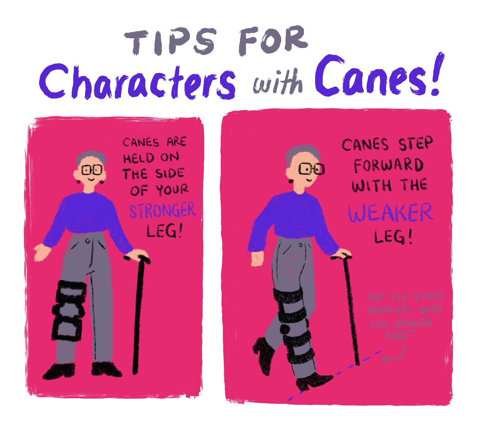 Mel Gillman on Twitter "Since I’ve started using a cane, I’ve noticed