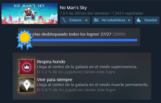 ShuriON__'s tweet photo. Logros:
Respira hondo y Vivir para siempre obtenidos!! 😎
#NoMansSky al 100% 🎊
#NoMansSkyWaypoint
#TwitchStream
#RoyalSpaceSociety
@RoyalSpaceHub https://t.co/WIXmIzqlmp